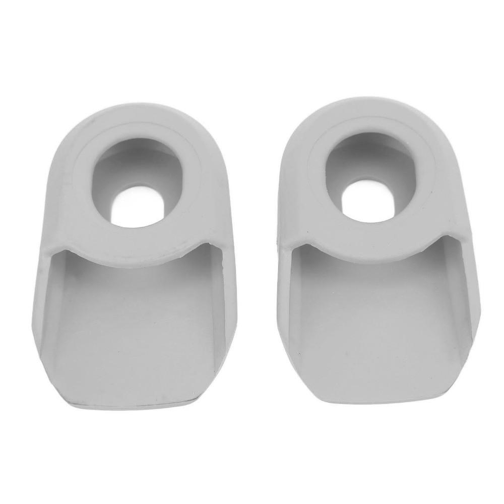 2PCS Capa de Manivela de Bicicleta Anti-Fricção Silicone Bota de Manivela de Bicicleta Manga de Braço de Manivela Manutenção de Bicicleta
