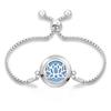 Women's Openable Titanium Steel Essential Oil Diffuser Bracelet