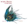 Elegant Peacock Feathery Hair Clip Vintage Inspired Peacock Feathered Hairpin Stylish Hairpin for Bridal Attire