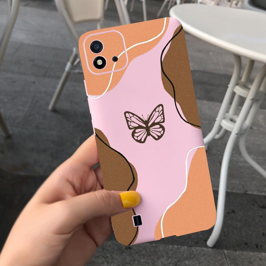 Lovely Pattern Phone Case For Realme C11 2021 C 11 2020 RMX2185 Macaroon Silicone Soft Cases Cover For Realme C11 (2021) RMX3231
