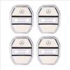 4Pcs Silicone Car Door Lock Buckle Protector Cover  For Mercedes Benz AMG W168 W204 W205 W203 W211 W212 W213 W201 W210 GLA GLC BGHKM1