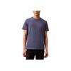Minimalist Comfortable Crew Neck Short Sleeve T-Shirt Men Tops Gray Blue 40BC238-422