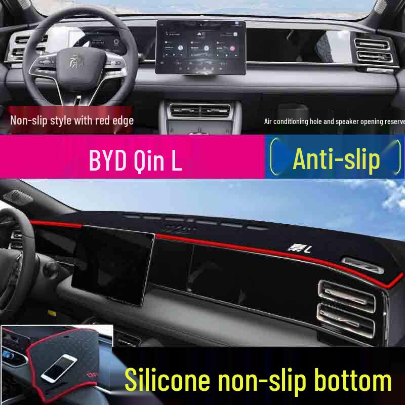 Sunshade Pad for BYD Qin L Dashboard: Anti-Slip, Heat Insulation, UV Protection.