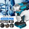 Rechargeable 520N.M Brushless Electric Impact Wrench 1/2 Socket Cordless Wrench Power Tools 7000rpm for 18V Battery NEW