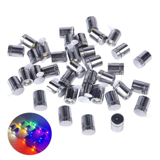 20Pcs Mini LED Decorative Lights Easy Twist on Operation No Wiring Lights Miniature Craft Lights for Doll Houses Paper Lanterns DIY Scenes And