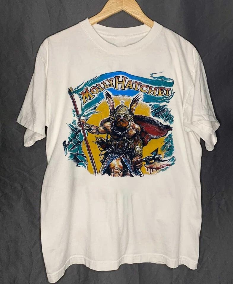 

Molly Hatchet Band ROCK TOUR Concert Short Sleeve Unisex Cotton T-Shirt M