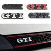 For VW VOLKSWAGEN 2026 New 1Pcs Car Metal Badge Sticker Front Grille Decal Decoration For VW GTI Passat B6 Golf Mk7 Polo Tiguan