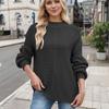 Half High Neck, New Autumn/winter 2025 Collection, Solid Color, Versatile Pullover Sweater, Loose Knit Sweater, Winter Inner Layer with Long Sleeves