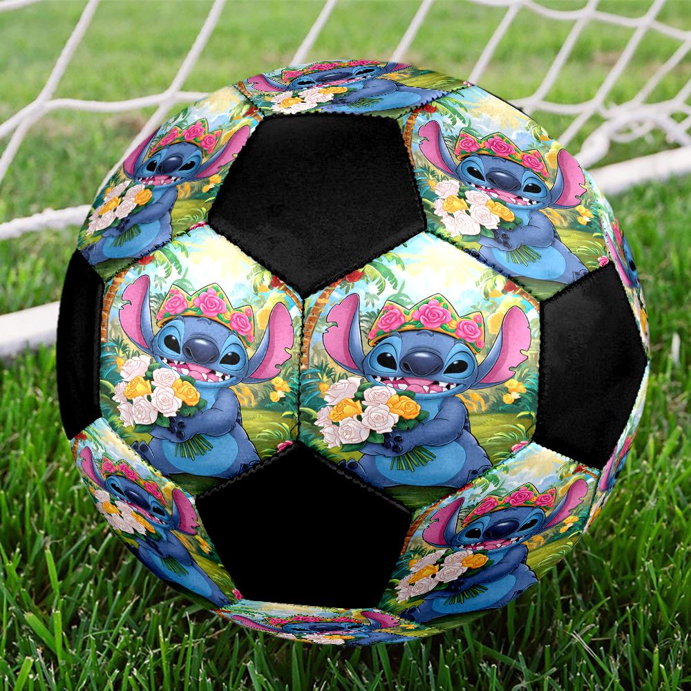 Stitch Theme Size 5 Soccer Ball, Suitable for Both Indoor and Outdoor Matches, a Gift Suitable for Everyone.