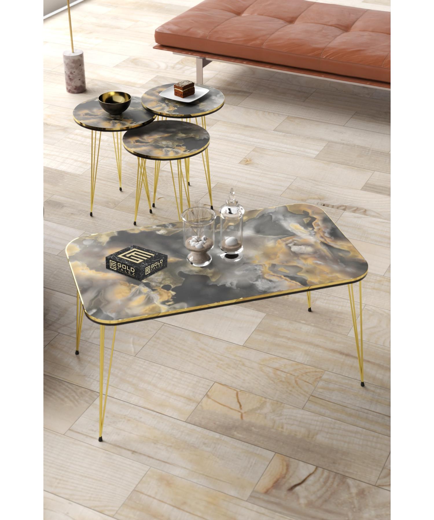 

Nesting Table And Center Table Kr Set Victory Patterned