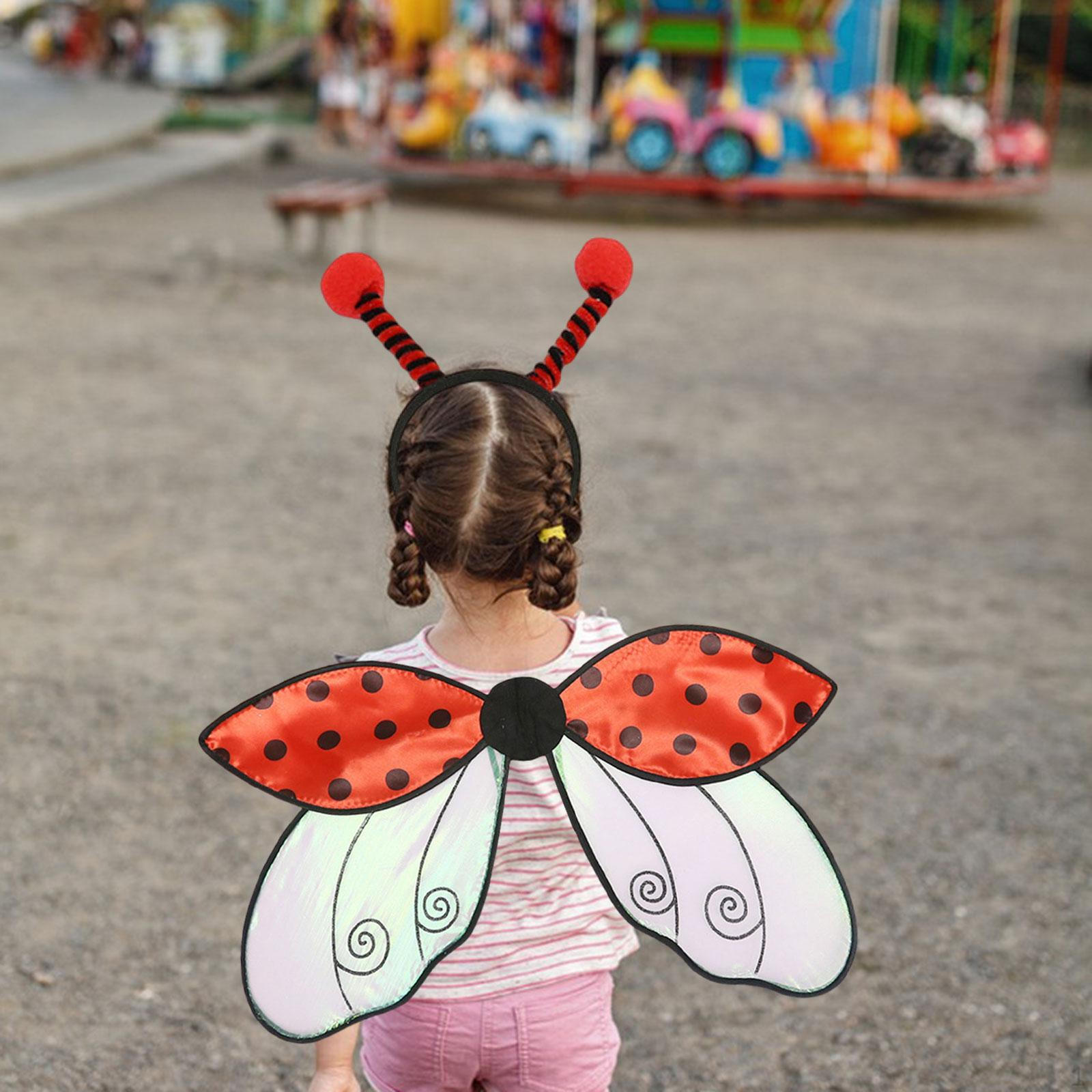 

Крылья с повязкой на голову Животные Костюмы на Хэллоуин красный