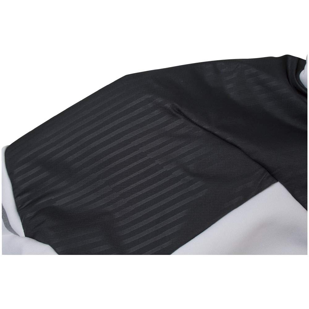 Mizuno Stretch Fleece Heavy Training Size Size M Size Men's Jacket, 32MC8660, White/Black, (Japan M)