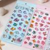 3D Little Rabbit Cartoon Stickers - DIY Embossed Journal Decoration for Kids