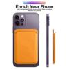2w1 dla Magsafe portfel z uchwytem na karty etui magnetyczne dla iPhone 15 14 13 12 11 Pro XS Max X XR 8 Plus SE akcesoria do bezprzewodowego ładowania