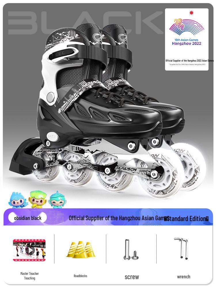 Flashing Roller Skates for Beginners: Adults & Kids, Boys & Girls, Professional Quality