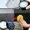 Car Interior Black Glossy Cream - ABS Plastic Coating and Dashboard Wax, Renew and Maintain Paste, Restores Shine and Protects