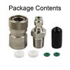 PCP Quick Disconnect Male & Female Set 8mm 1/8 npt Thread Accessories