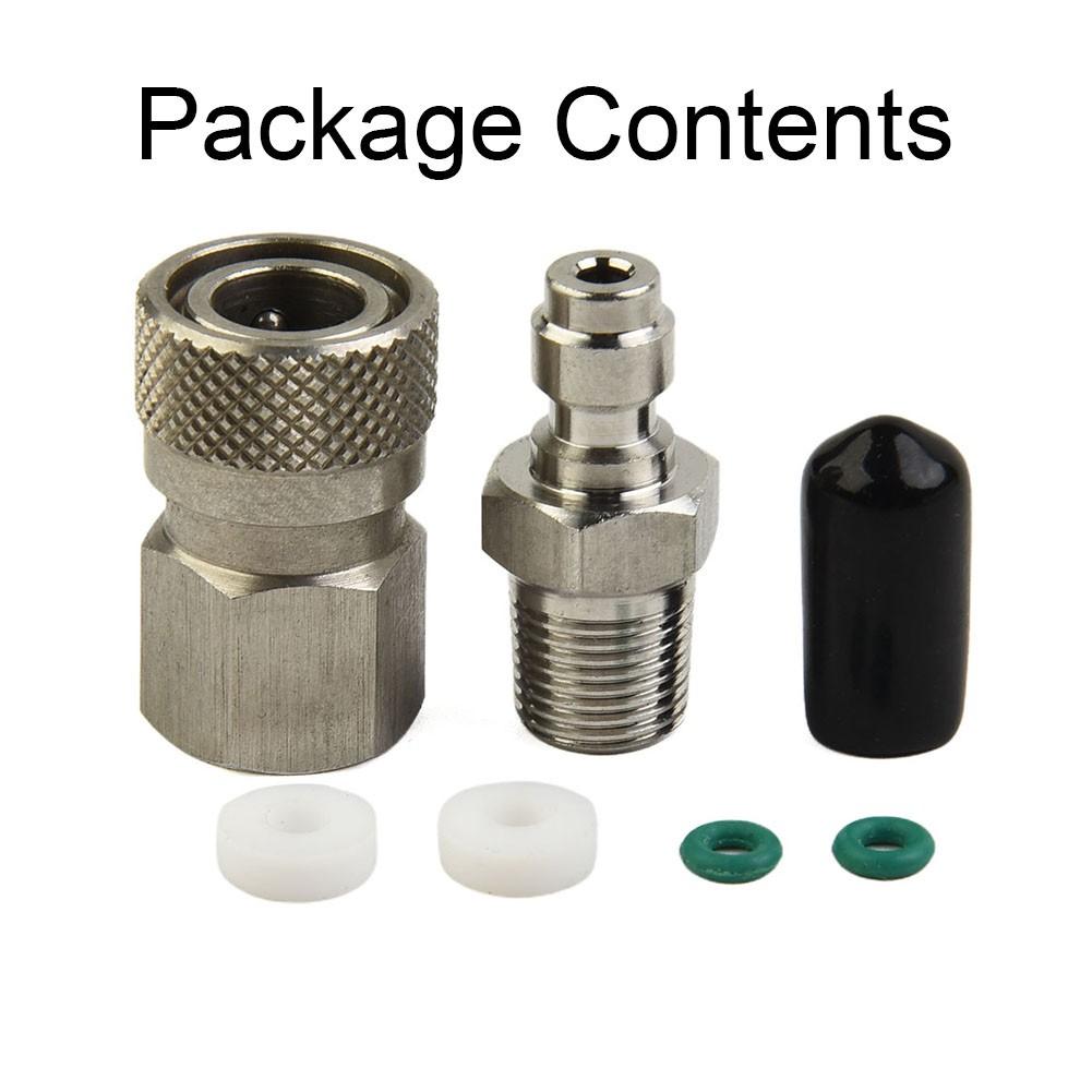 PCP Quick Disconnect Male & Female Set 8mm 1/8 npt Thread Accessories