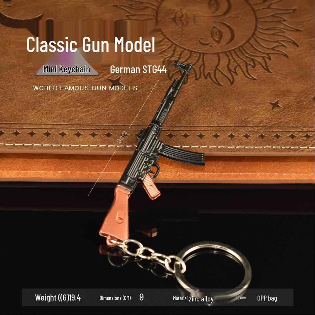 PUBG Game Black QBZ95, AK47, AKS47, and SVD Model Keychain (Non-Firing)