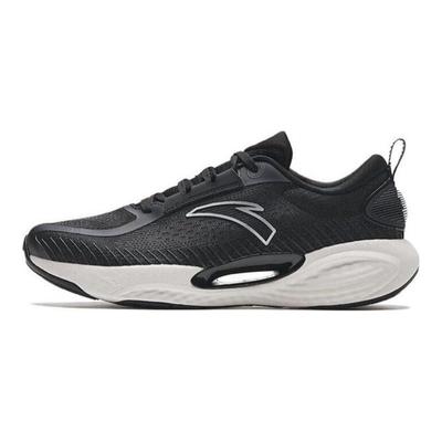 Comfortable Non-Slip Low-Top Running Shoes Men Sneakers Black White 112335556-6