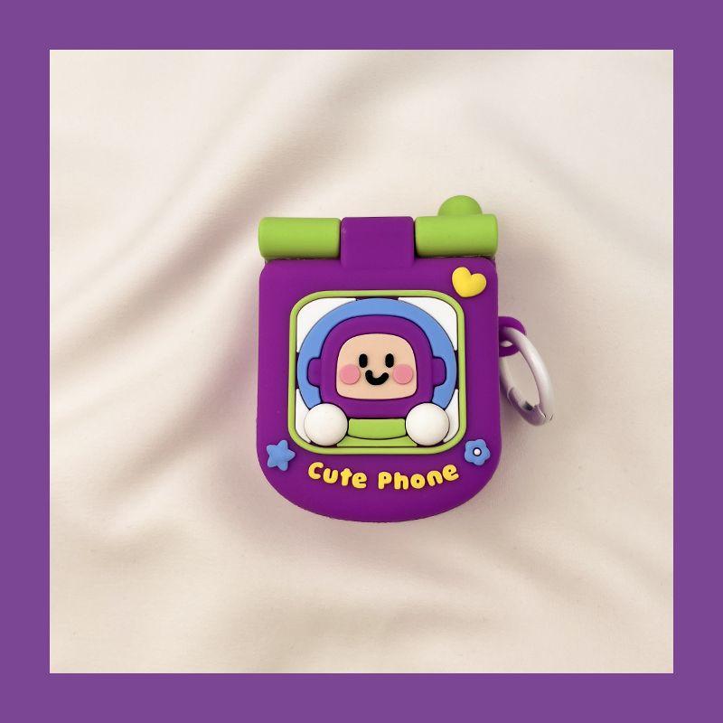 

Чехол для Airpod3 для Apple Pro Чехол для наушников Второе поколение Беспроводной Bluetooth Третье поколение Aipods2 Поколение Airpodpro Четвертое поколение 5 Airpods pro [Bus Lightyear Flip Phone] Send Hook