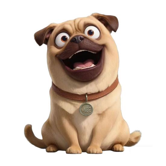 

2D Acrylic Dog Hanging Decoration Car Rearview Mirror Puppy Hanging Ornament Bag Purse Charm Pendant Car Interior Accessory 2