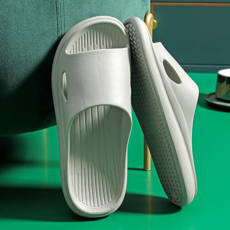 Hausschuhe Damen Sommer Indoor Leise Rutschfest Zuhause Badezimmer Bad Paar Kühlende Hausschuhe Herren