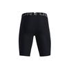 Under Armour HeatGear Logo Print Quick-Dry Compression Shorts Men Black 1361602-001