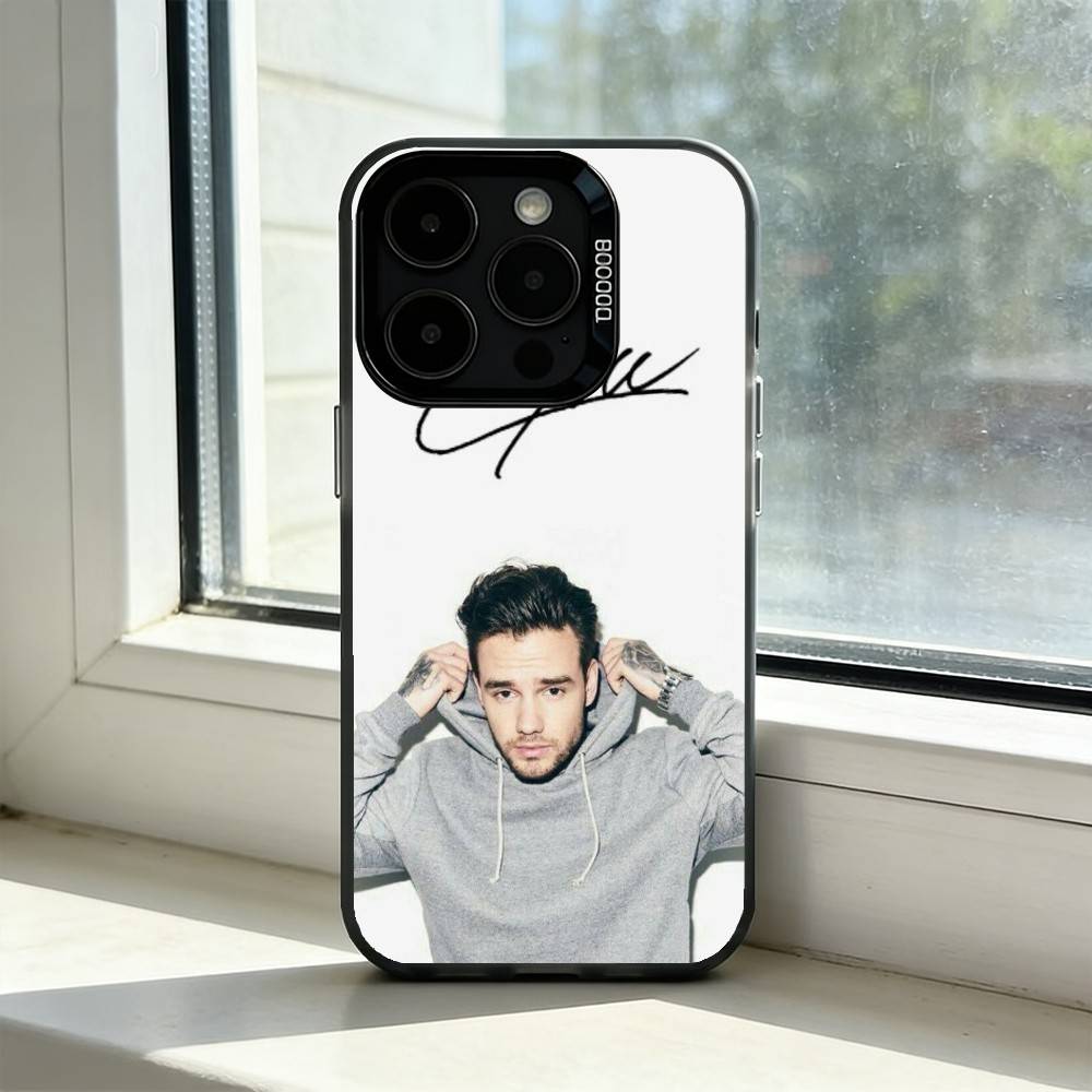 S-Singer L-Liam Payne Phone Case For iPhone 17,16,15,14,13,12,11 Plus,Pro Max,XS,Colorful Silver Phone Case Funda Cover
