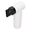 Cordless Hair Blower Dryer 80000 RPM Adjustable High Speed Fast Drying Hair Dryer with 360 Degree Rotation Nozzles White
