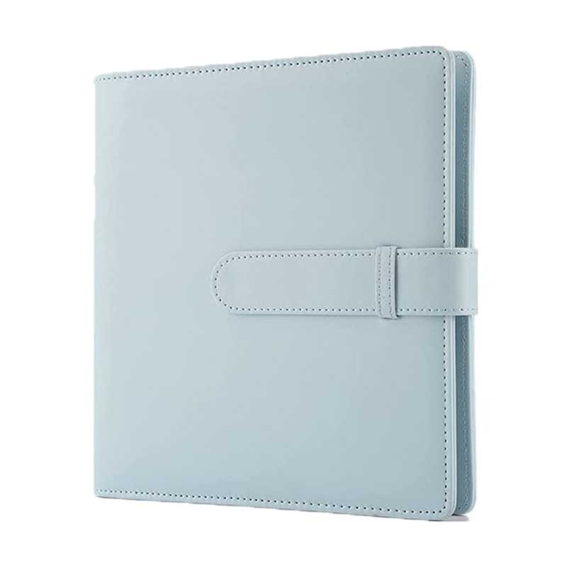 1PCS PU Square Card Photo Album Solid 256 Pockets Large Capacity Storage for Camera Album Photocard Holder Protectors Storage