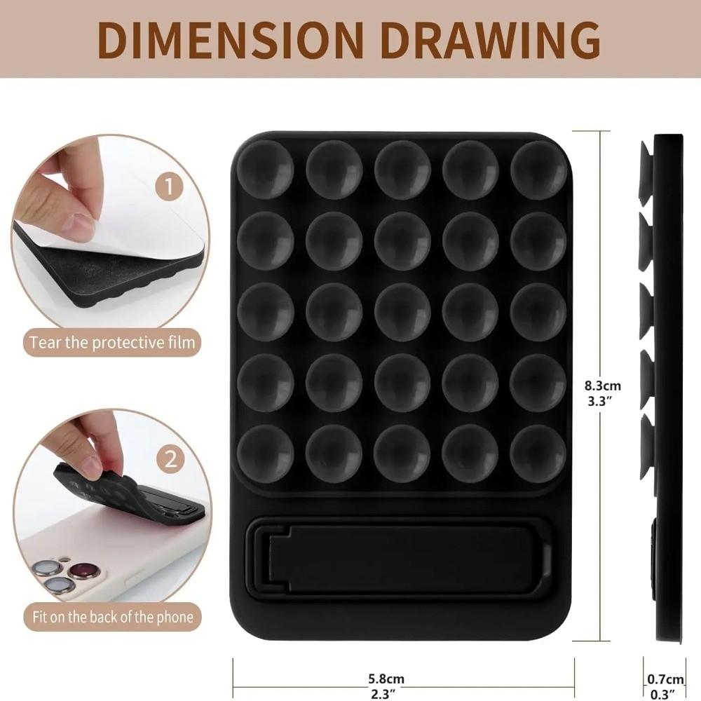 Nowy Silikonowy Uchwyt na Telefon z Przyssawką Bez Użycia Rąk Mocny Klej Uniwersalny Stojak na Telefon Mini Naklejka Uchwyt Akcesorium do Smartfonów