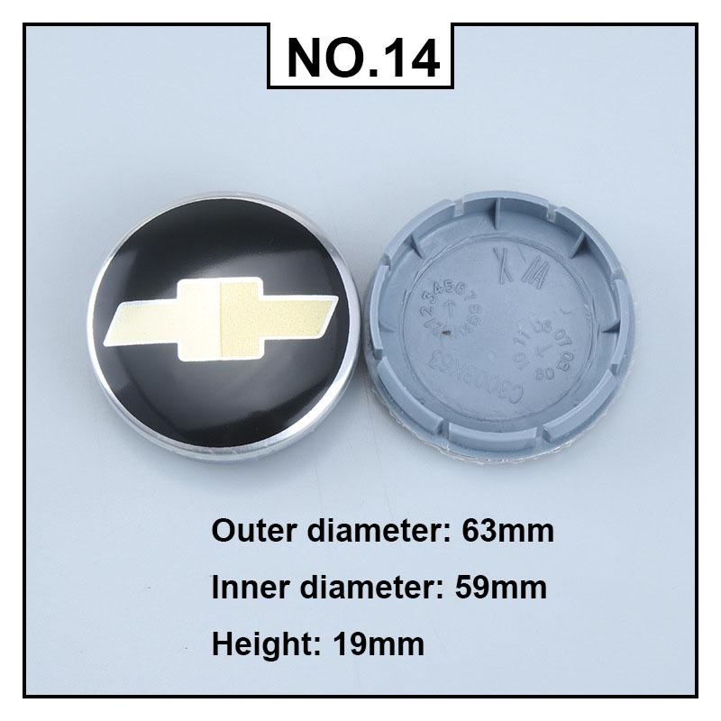 4PCS Car Wheel Center Covers Hub Caps Badge for Chevrolet Malibu AVEO Corvette CRUZE EQUINOx IMPALA LACETTI TRAX ORLANDO Sail