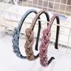 Simple Women Hair Accessories Rhinestone Crystal Fashion Headdress Head Hoop Headband Hair Band
