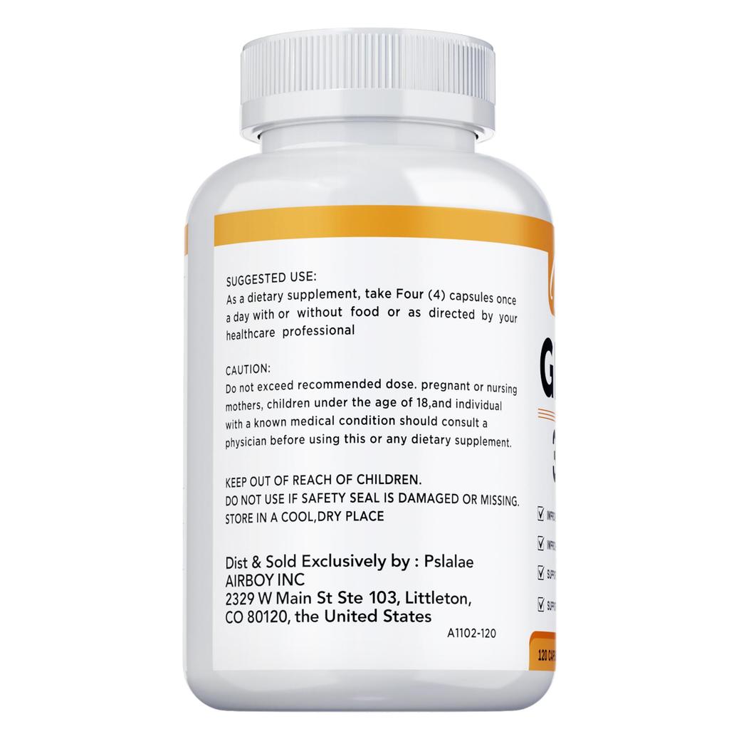 Pslalae Capsules de Glycine 3000 mg - Santé Cérébrale