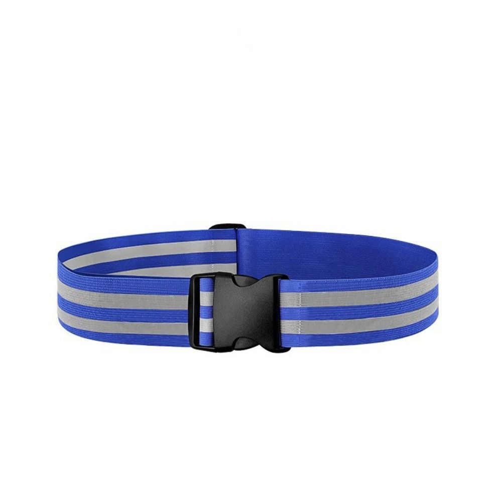 Waist Adjustable Reflective Waistband Belts 5*1*1cm Elastic Sport Safety Belts 8 Colors Running Cycling Waistband