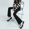 American high-waisted and slightly pulled jeans women's 2025 new autumn and winter small slim-fitting flared jeans