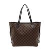 [Używana] Torba Tote Neverfull Mm z powlekanego płótna w kratę ze skórzanymi wykończeniami - Dobry stan #1JR5IMK