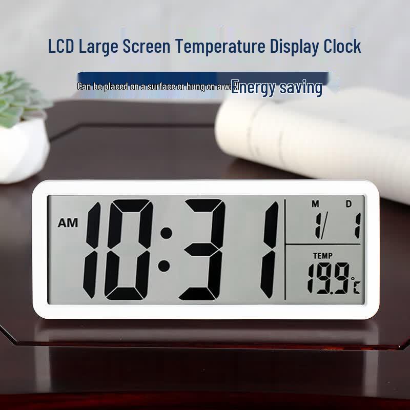 Hense HD106 Large LCD Digital Desktop/Wall Clock