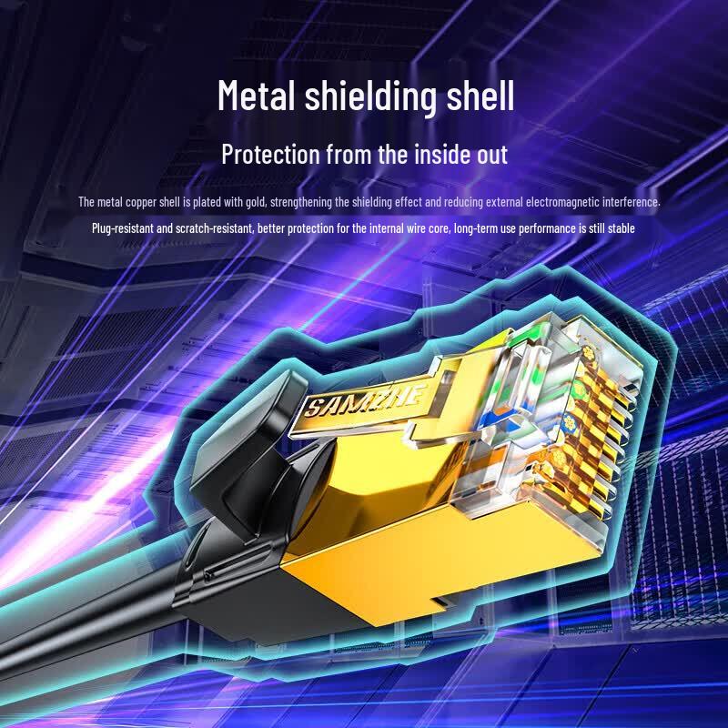 SAMZHE CAT8 Shielded Ethernet Cable