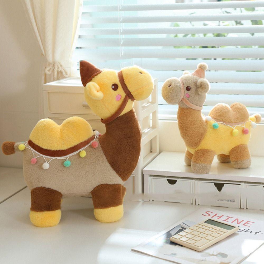 Camel Simulated Camel Plush Toy Plush Cartoon Camel Shaped Doll Home Party Decor