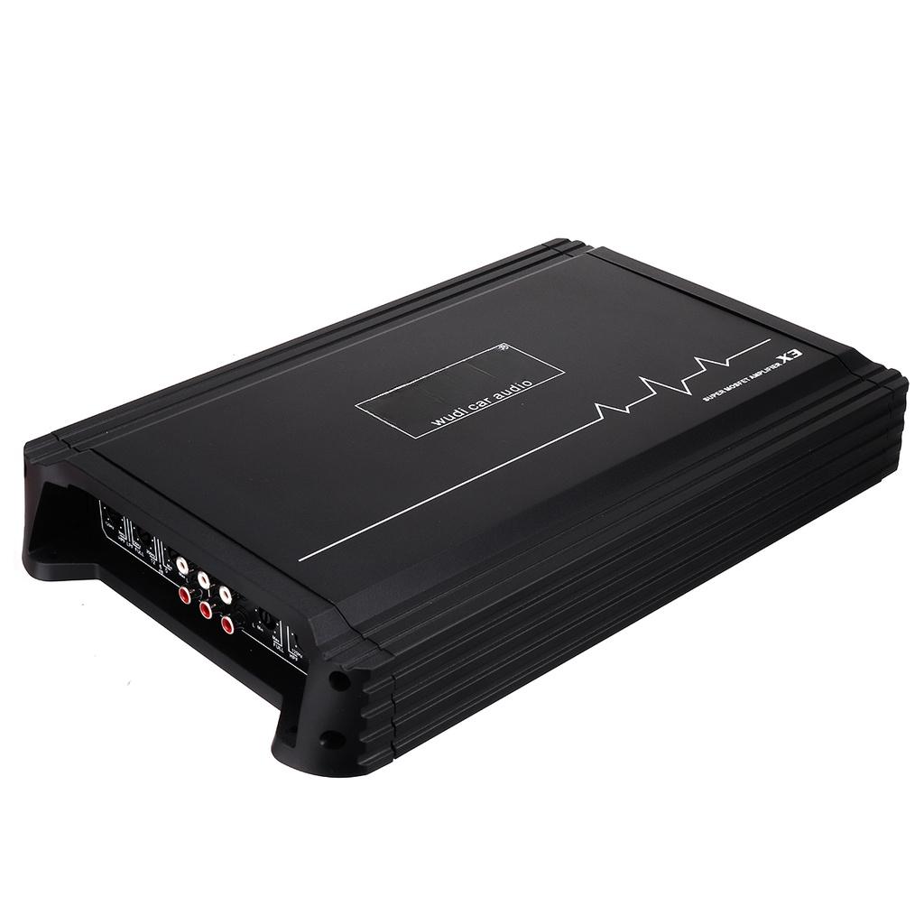 12V 9900W Car Amplifier 4-channel Powerful Car Audio Subwoofer Aluminum Alloy Vehicle Power Stereo Amp A/B Car Sound Amplifiers
