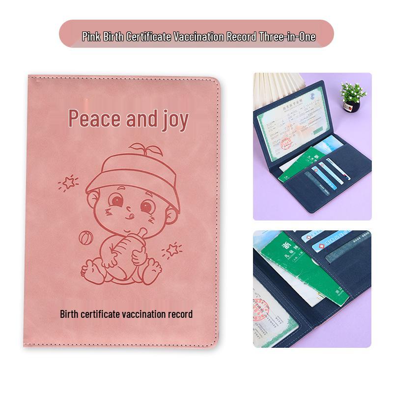 Универсальная защитная обложка для свидетельства о рождении и документа о вакцинации