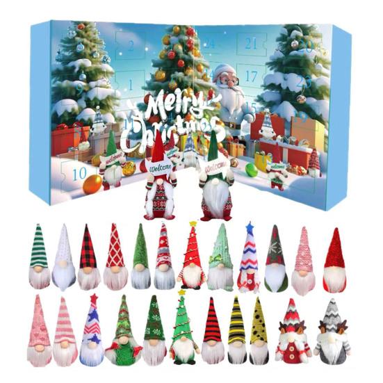 Gnomes Advent Calendar 2025 24 Days Countdown Box with Gnome