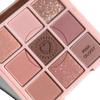 Douyin-Inspired 9-Color Eyeshadow Palette: Matte & Shimmer Collection In Summer Milk Tea, Purple, Peach & Pink Shades