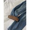 Women's Retro Plus Velvet Wide-Leg Jeans - Plus Size, Slimming, Autumn/Winter