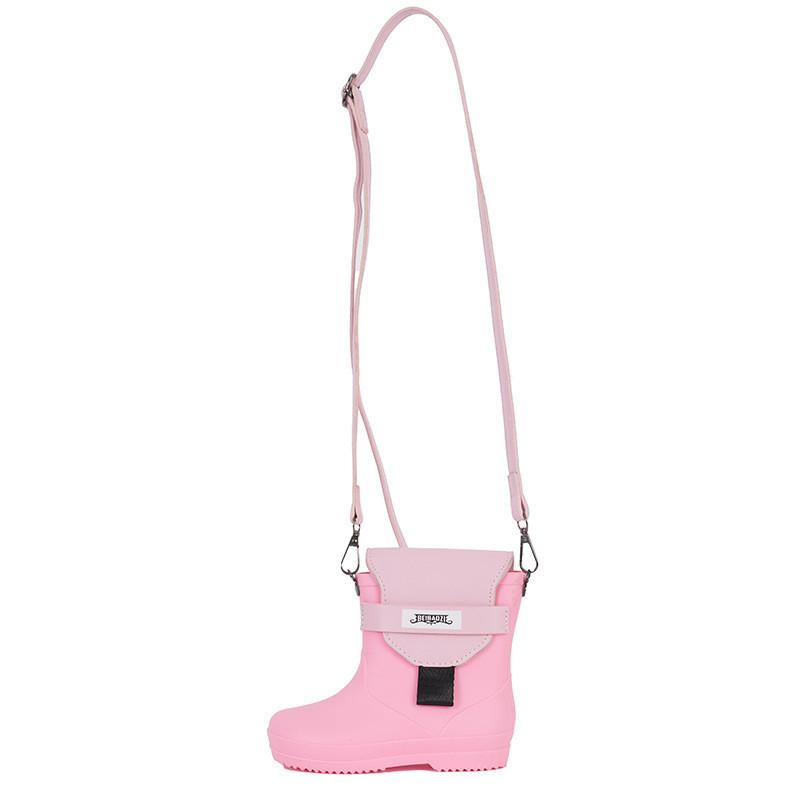 Sac bandoulière mignon style botte de pluie en matière PU pour les femmes urbaines en déplacement
