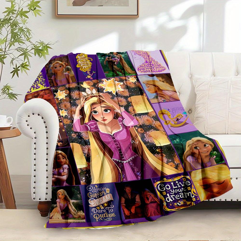 1pc Flannel Tangled Rapunzel Adventure Bedding Throw Blanket Sofa Cover Gift Home 75x90cm