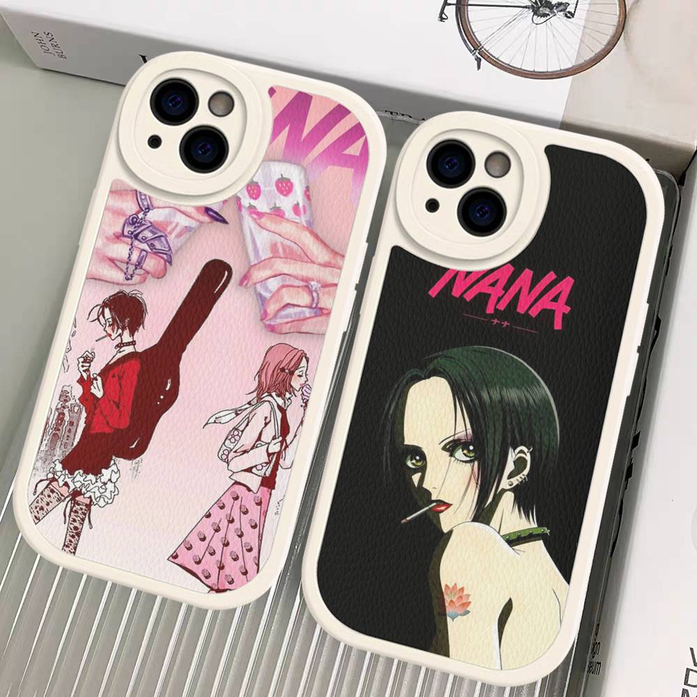 Anime Cool Nana Osaki Phone Case For iPhone 16 15 14 13 12 11 Pro Max Plus Shockproof Leather Cover