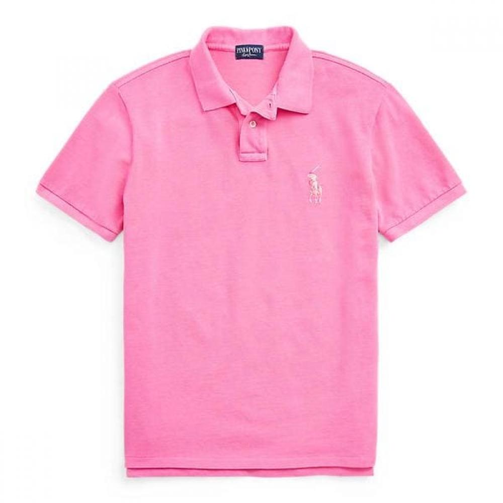 Polo Ralph Lauren Men S Pink Pony cuStom Slim Fit Polo Shirt Mnpokni1n821010650
